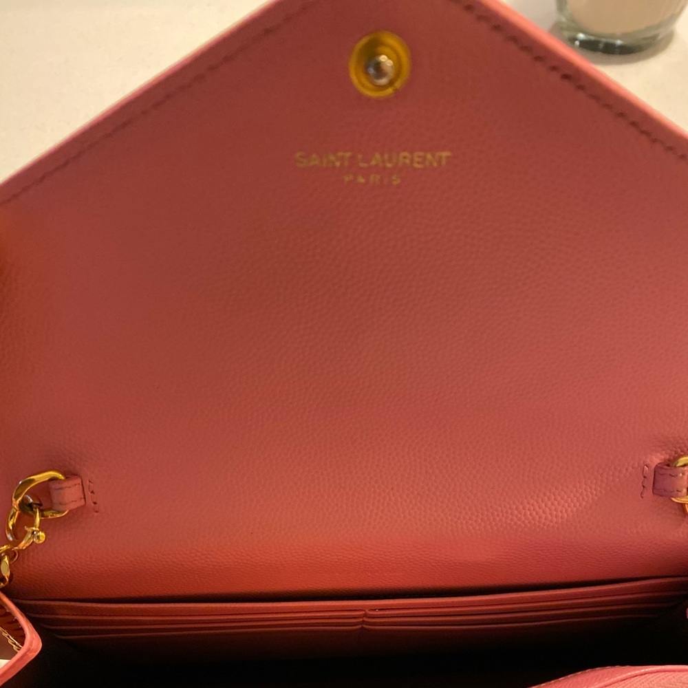 YSL Wallet On Chain Pink - Picture 5 of 7